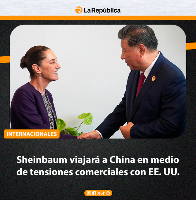 Sheinbaum viajará a China en medio de tensiones comerciales con EE. UU. - Cover Image
